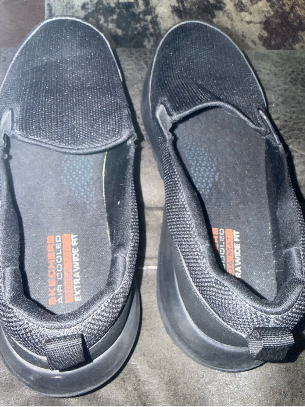 Skechers Black Slip-On Mesh Loafers - Picture 5 of 5